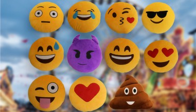 Emoji pillows